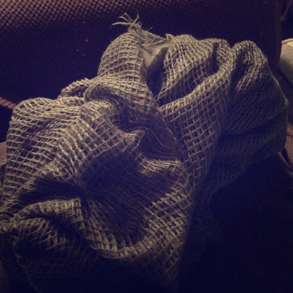 Olive green scarf